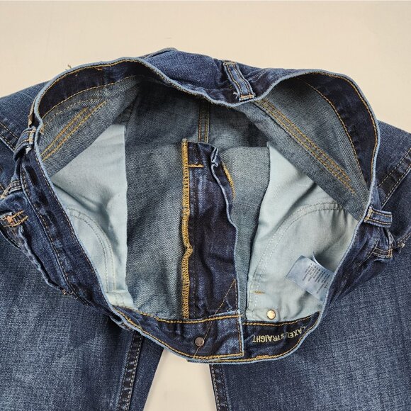 American Eagle Outfitters Jeans Mens 34x33 Blue Relaxed Made to Last Denim - Picture 5 of 10